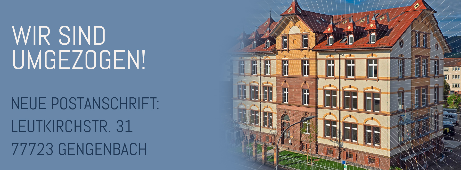 Neue Adresse